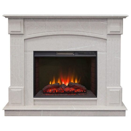 Каминокомплект RealFlame Carolina 25.5/24 WT F714 c очагом Sparta LED