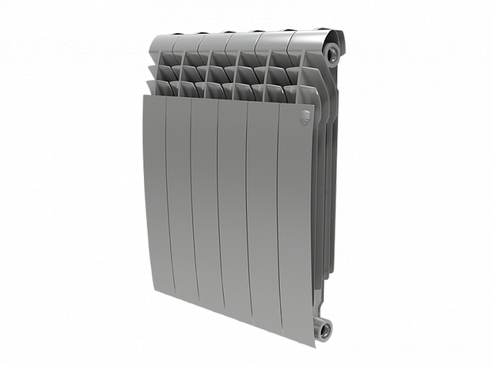 Биметаллический радиатор отопления Royal Thermo BiLiner 500 4 секции Silver Satin