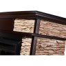Каминокомплект Firelight Scala 25 с очагом Electrolux EFP/P-2520LS сланец скалистый бурый/шпон тёмный дуб