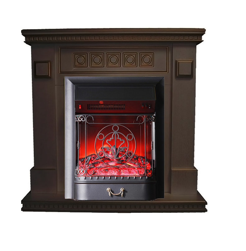 Каминокомплект Interflame Остин с очагом Majestic FX M Black темный дуб