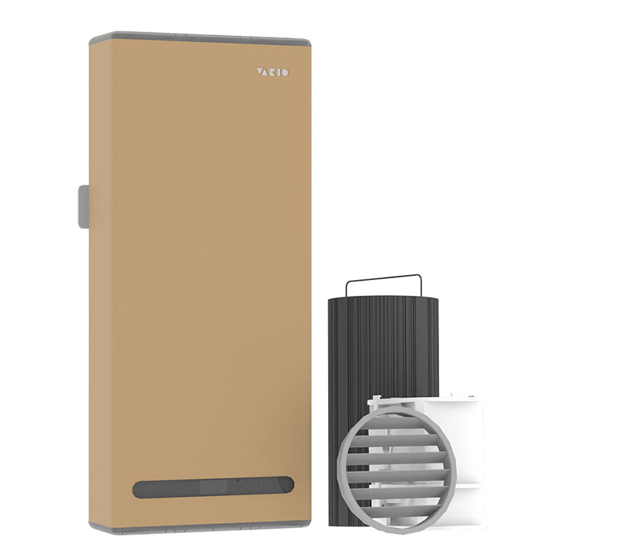 Приточно-вытяжная установка Vakio BASE SMART Beige