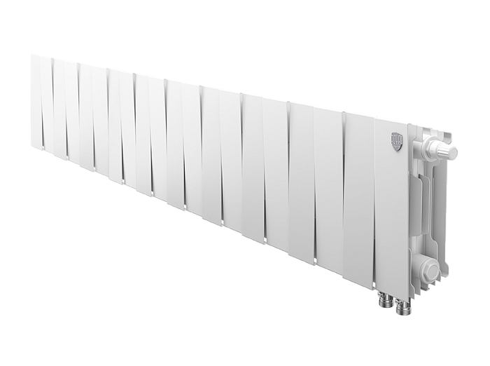 Биметаллический радиатор отопления Royal Thermo PianoForte 200 20 секций Bianco Traffico VDR