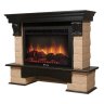 Каминокомплект Firelight Forte 30S с очагом Electrolux EFP/P-3020LS камень бежевый/шпон темный дуб
