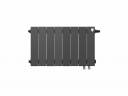 Биметаллический радиатор отопления Royal Thermo PianoForte 300 VDR80 8 секций Noir Sable